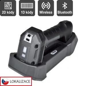 2D Industrial Barcode Reader VIRTUOS HW-857 CCD wireless USB dark gray