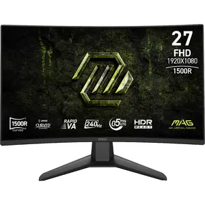 27" монитор MSI MAG 274CF X24 изогнутый Rapid VA, Full HD 1920×1080, 0,5 мс, 300 кд/м², VESA, чёрный
