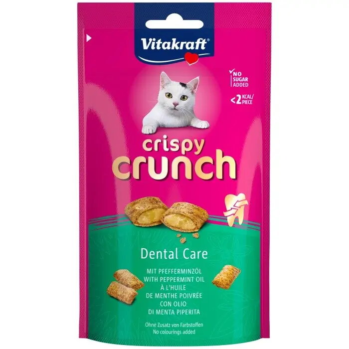 Zobu kopšanas našķis kaķiem Vitakraft Crispy