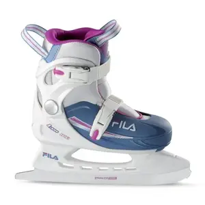 Hockey skates FILA J-ONE G ICE HR WHITE/LIGHTBLUE, junior sizes 31–35