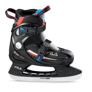 Hockey skates FILA J-One Ice HR BLK/RED/BLUE sizes 31–35
