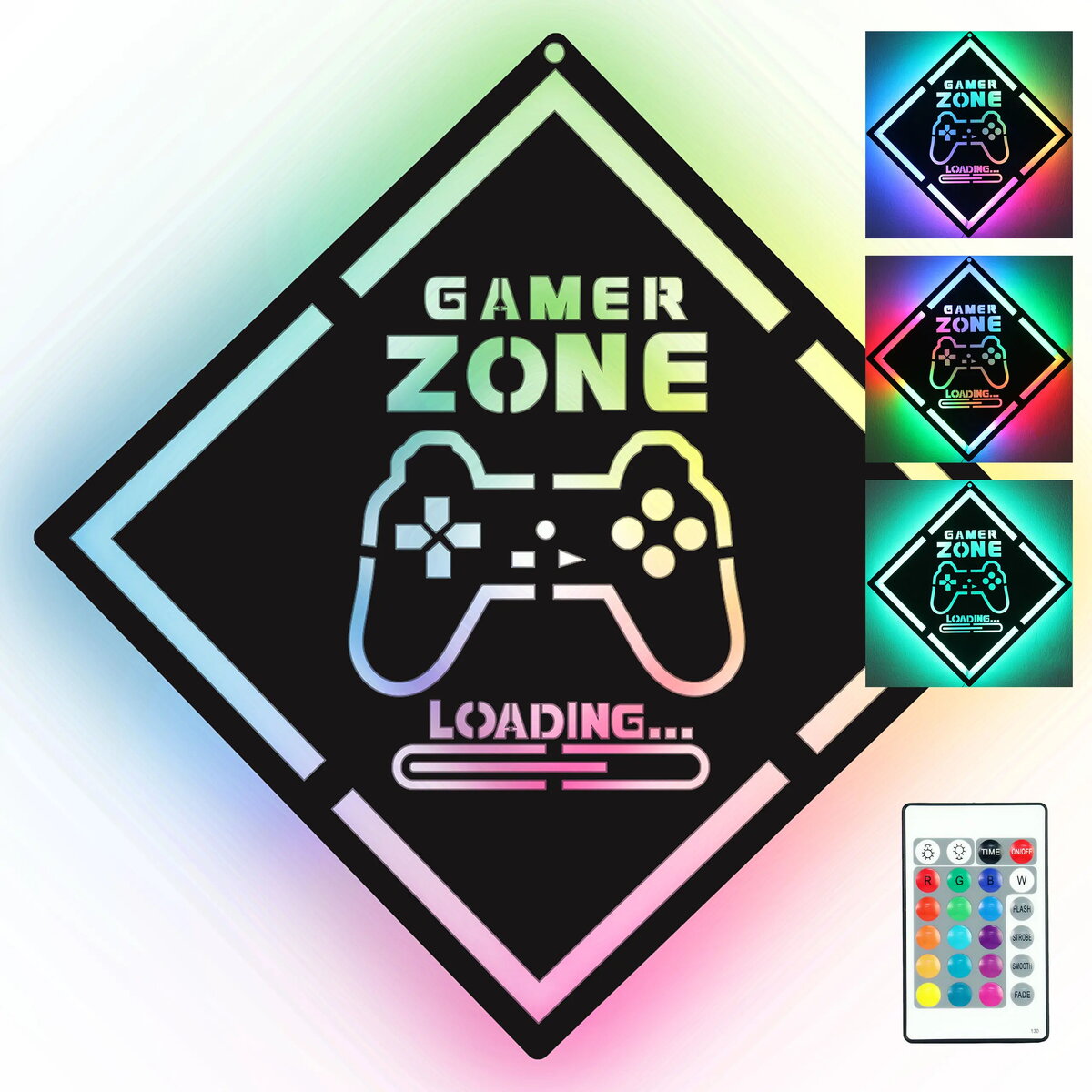 LED neona zīme MANTA MASNL132RGB Style