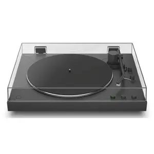 Belt-drive audio turntable Sony PS-LX3BT Automatic, Black, Bluetooth aptX/aptX-Adaptive/SBC, 430×367×118 mm