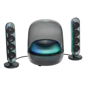 Skaļruņu komplekts 2.1 HARMAN SoundSticks 5 — 190 W RMS, Bluetooth, zemfrekvenču skaļrunis 238×283×238 mm, universāla lietošana