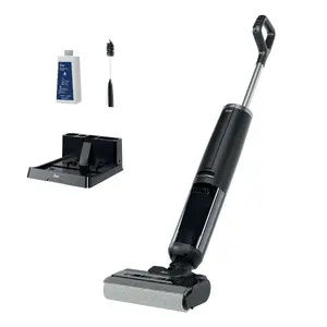 Пылесос вертикальный 2-в-1 HOOVER HW300 011 Сухая и влажная уборка Без мешка HEPA 220 Вт Черный Серебристый
