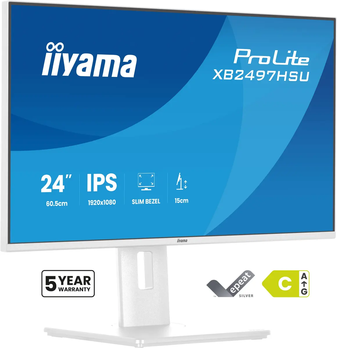 Iiyama ProLite XB2497HSU-W1 Datora monitors 23