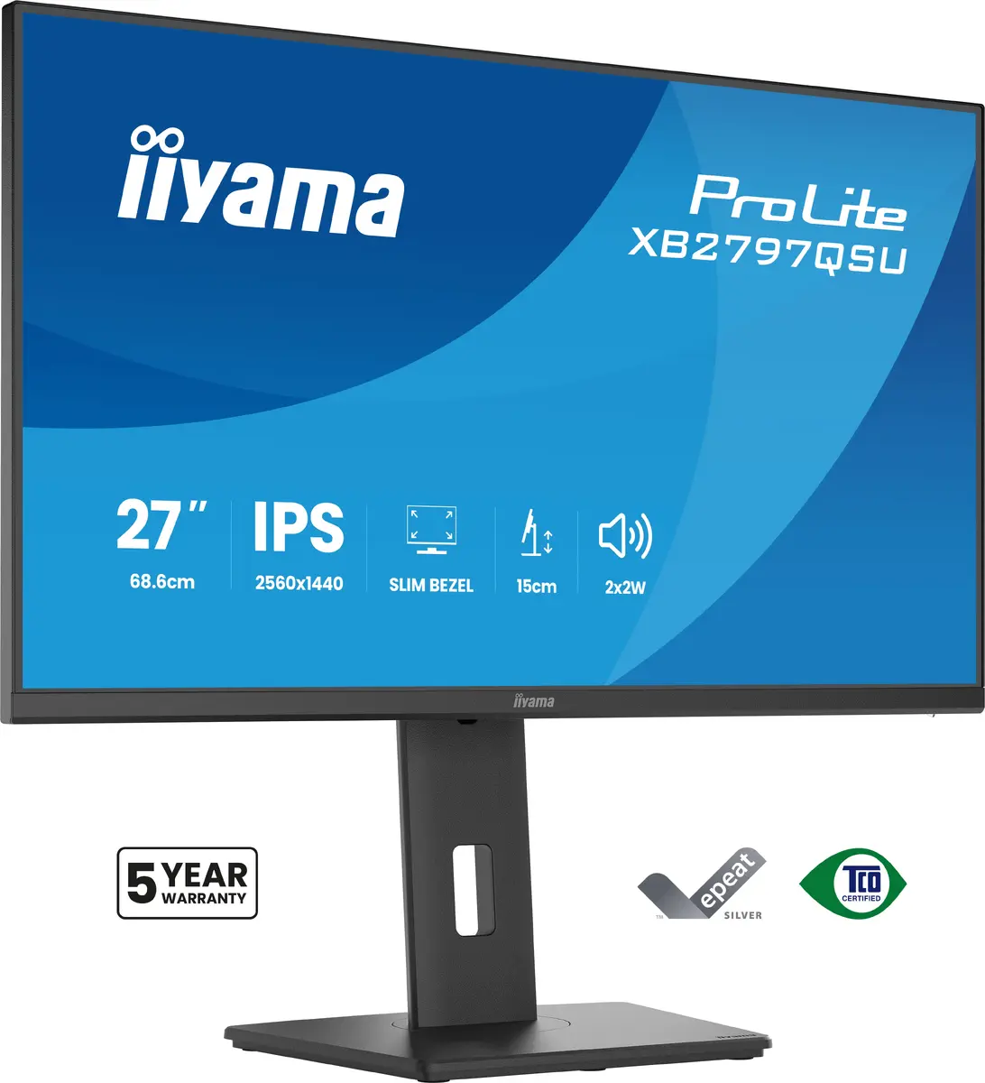 Iiyama ProLite XB2797QSU-B1 27 collu Quad