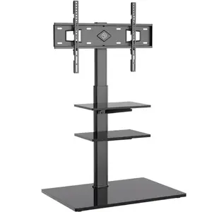 Напольная стойка для ТВ ONKRON TS5550-B для 32–65" (81,3–165,1 см), нагрузка до 30 кг, VESA 100x100–600x400, высота 880–1080 мм, поворот ±25°