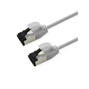Network cable ROLINE 21.15.3461 Cat8.1 S/FTP (S‑STP) RJ‑45 to RJ‑45 1 m White