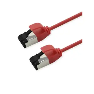Network cable ROLINE Cat8.1 S/FTP (S-STP) Red 1.5 m RJ-45 — 40 Gbit/s