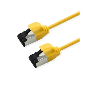 Network cable ROLINE Cat8.1 S/FTP (S-STP) Yellow 1.5 m RJ-45 – 21.15.3424