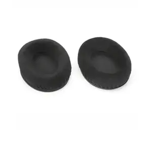 Rezerves ausu spilventiņi (1 pāris) priekš Sennheiser — modelis 050635, putu disks, melns