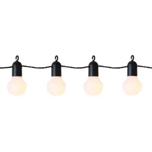 Decoration lighting Star Trading 476-13 — LED 20 bulbs, 0.25 W, IP44, 5.7 m, black/white