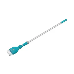 Manual cordless pool vacuum Bestway AquaTech Cordless Pool Vacuum — battery AA, 145 mm width, 1530 mm length, blue/grey