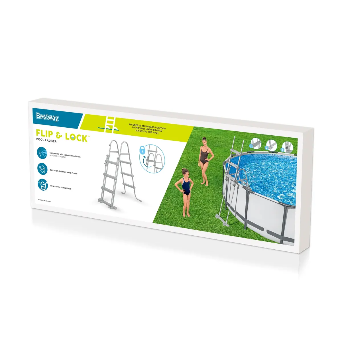 Bestway Flip & Lock лестница 1,07 м Photo 2
