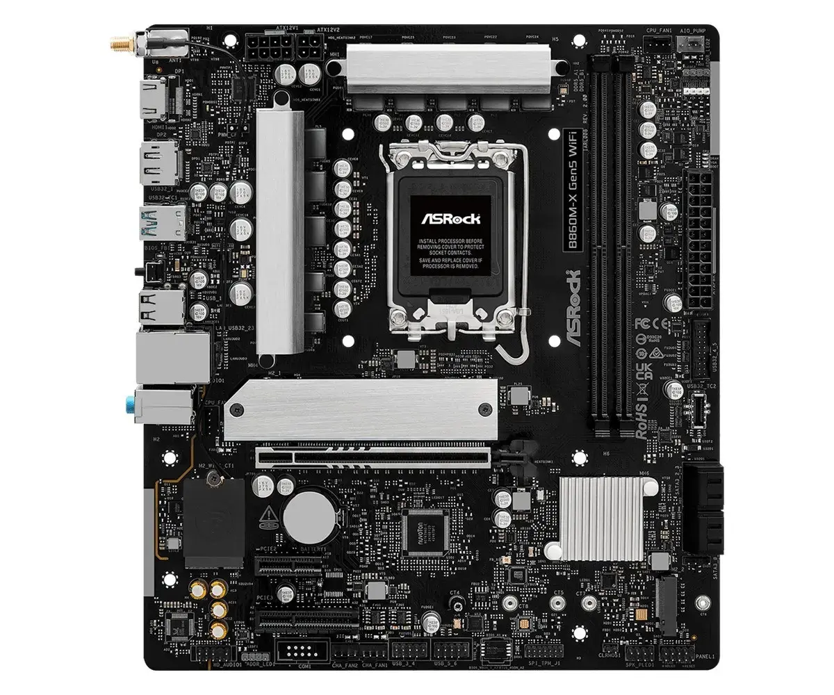 ASROCK B860M-X WiFi R2.0 motherboard Photo 2