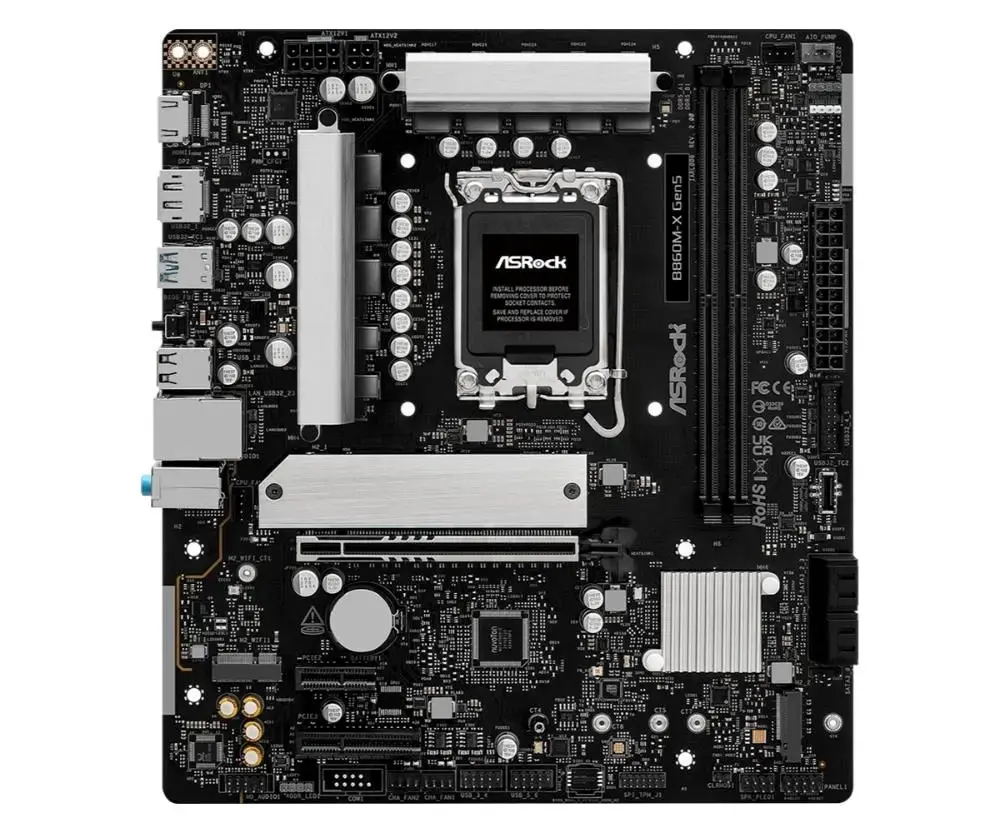 ASROCK MB ASRock Intel 1851 B860M-X R2.0 mātesplate Photo 4