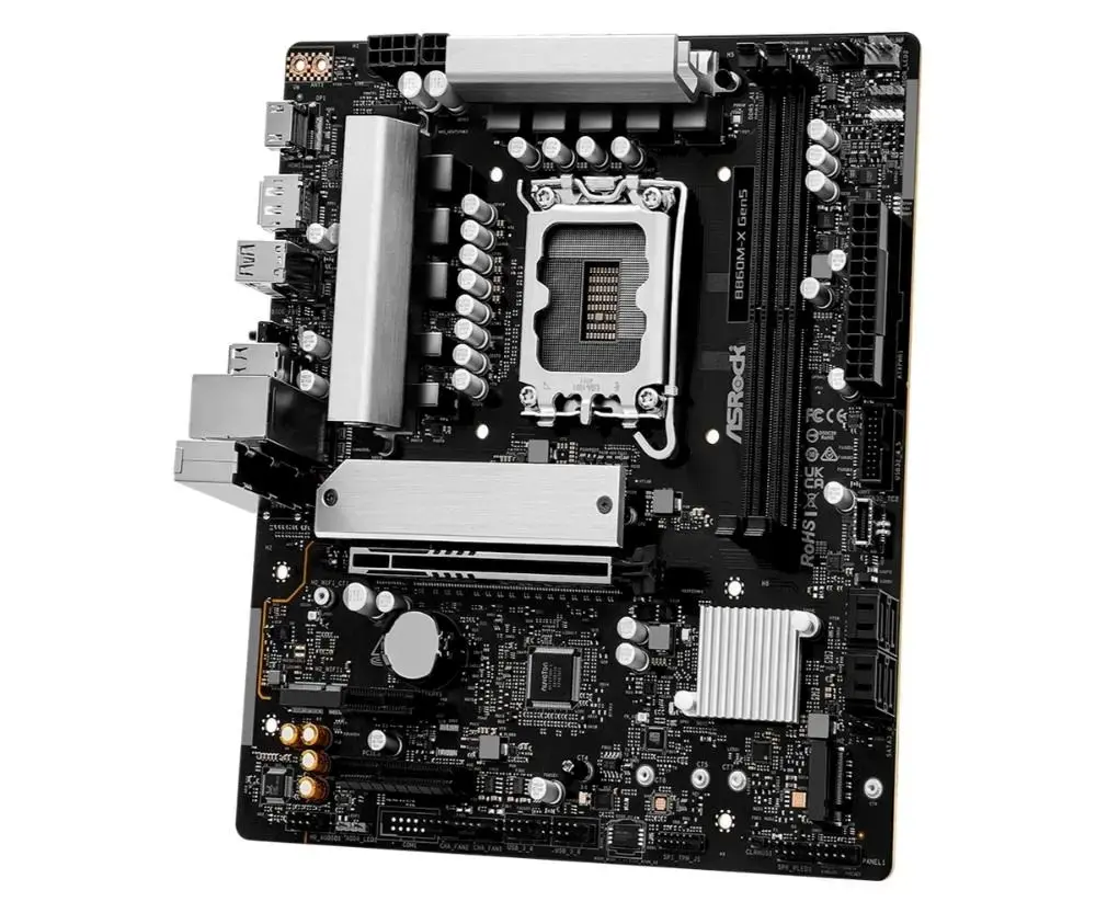 ASROCK MB ASRock Intel 1851 B860M-X R2.0 mātesplate Photo 6