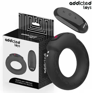 Vibrējošs gredzens ar tālvadību, addicted toys HEATING EFFECT, modelis D-244704