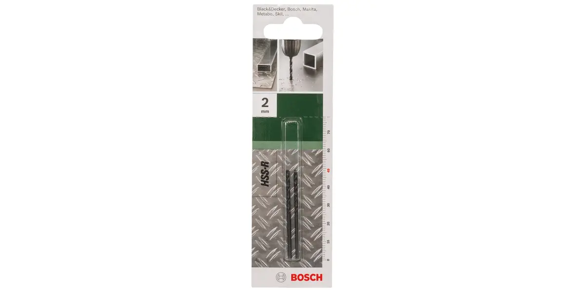 Сверло Bosch 2 мм 49 мм, 2 шт 2 609 255 002 Photo 2