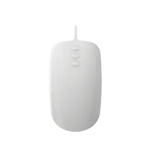Medical wired mouse Contour Design Active Key Contour QuickClean PMH3 — ambidextrous, IP68, 5-button, 1000 DPI, USB-A, white