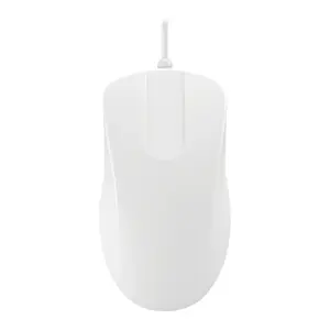 Medical wired mouse Contour Design Active Key Contour ClassicClean PMH1 — ambidextrous, IP68, optical 800 DPI, USB-A, touch scroll, white