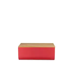 Bread box ALESSI BG03R, red, 340×210×140 mm