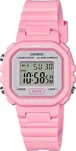 Наручные часы CASIO LA-20WH-4A1EF — женские аналогово-цифровые, розовые