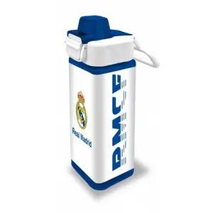 Kids Euroswan water bottle 500 ml PP 'Real Madryt' – plastic sports bottle, screw cap