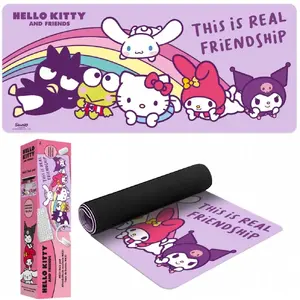 Mouse pad Kids Euroswan 80×30 cm Hello Kitty, large desk mat for mouse and keyboard