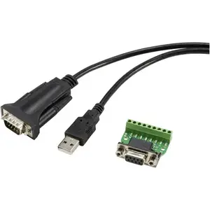 USB serial adapter Renkforce RF-4951528 — USB 2.0 Type A to screw terminal (1× A plug to 1× screw terminal)