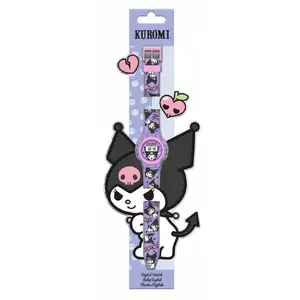 Детские наручные часы Kids Euroswan Kuromi модель KU00002, аналоговые, кварцевый механизм