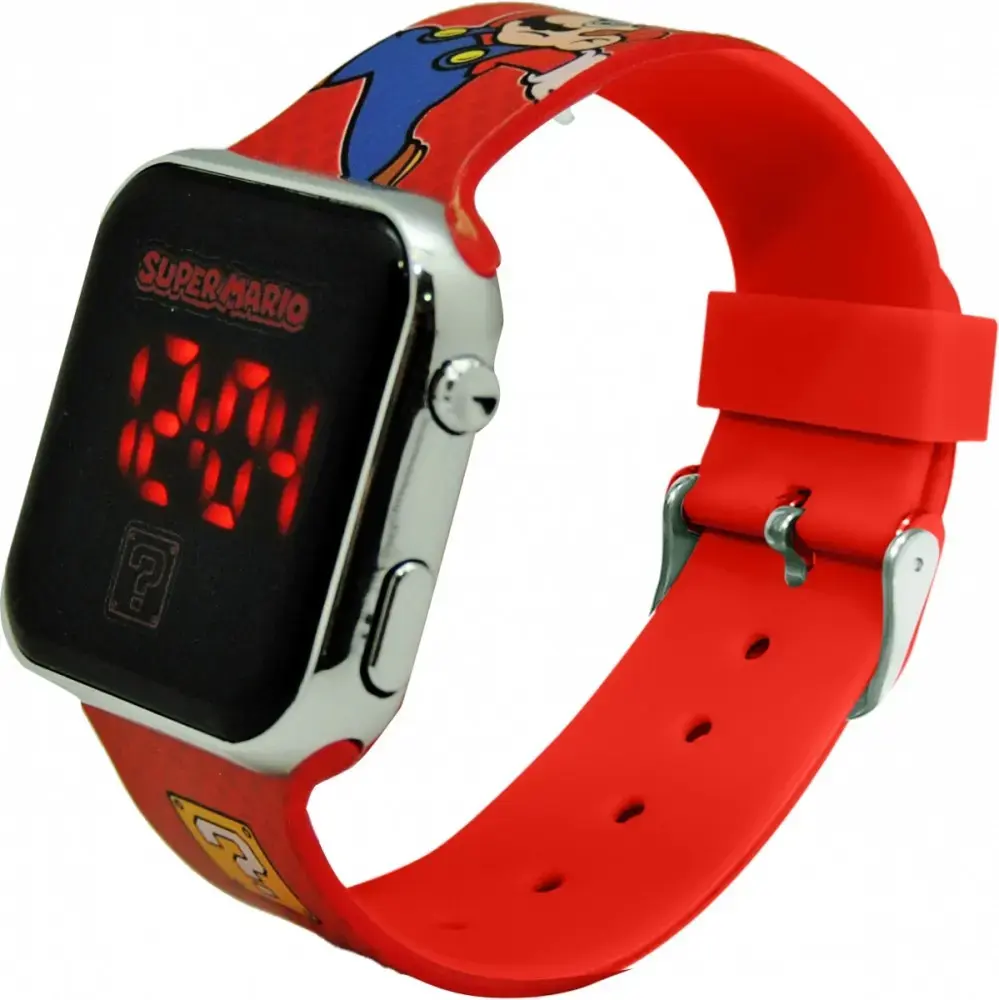 Kids Euroswan часы LED Super Mario красные Photo 3