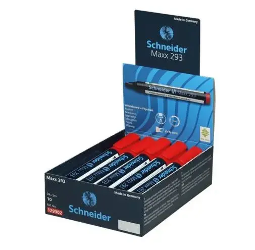 Schneider Maxx 293 маркеры — 10 шт., скошенный наконечник Photo 3