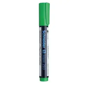 Маркер Schneider Electric Maxx 293 — упаковка 10 шт., скошенный наконечник, зелёный цвет
