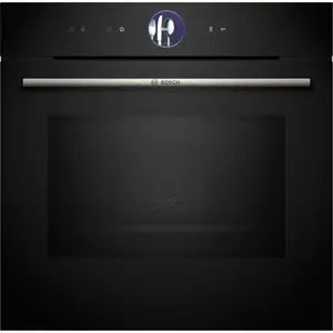Встраиваемый электропечь Bosch Serie 8 HMG7361B1, 67 л, 3600 Вт, чёрный, сенсорное управление