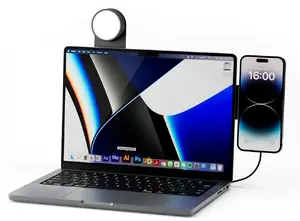 Portatīvs planšetdatora un klēpjdatora statīvs Rolling Square EDGE Pro Full Kit Grey, salokāms, ar regulējamiem leņķiem