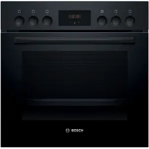 Built-in cooking appliance set Bosch HEF113BB0 ceramic hob 4-zone glass-ceramic + NKN645GA2E electric oven 66 L black