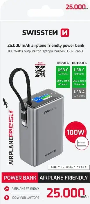 SWISSTEN Power Bank 25000 mAh 100W Photo 10