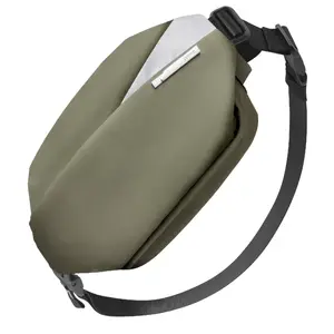 Слинг-сумка Inateck LB03014 — унисекс через плечо/на грудь, полиэстер, 4 л, 340×80 мм, оливковый