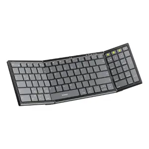 Беспроводная клавиатура Bluetooth Full-size Inateck N0135 чёрная — раскладка QWERTZ, ножничные переключатели