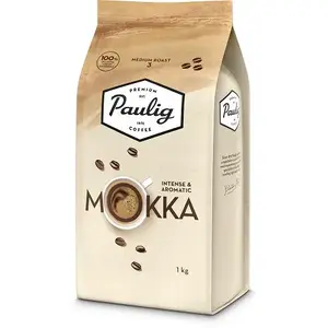 Кофейные зерна Paulig Mokka 1 кг – тёмная обжарка, упаковка 1 кг