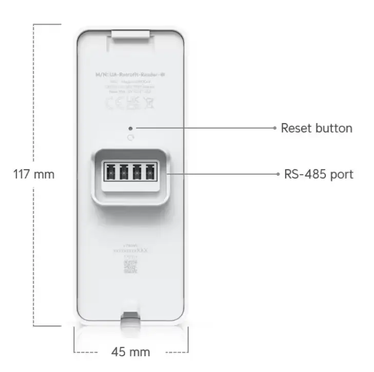 UBIQUITI Retrofit Reader Basic piekļuves lasītājs Photo 13