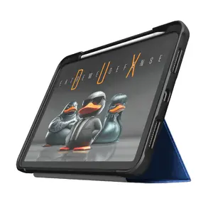 STM Dux Ultra Cover for Apple iPad 10th Gen and iPad (A16) up to 11 inches Black Thermoplastic Polyurethane and Polycarbonate with Stand Mode