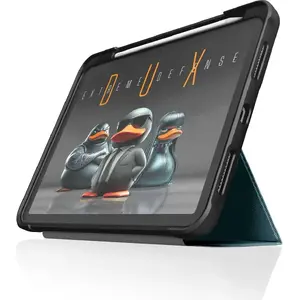 Tablet case STM Dux Ultra for Apple iPad 11" (2025) / iPad 10.9" (2022) — ocean gray/transparent