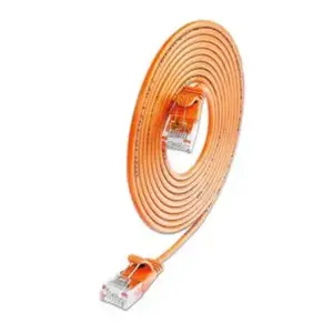 Slim Wirewine SLIM-L-UU-K6A 0.1 м Cat6a U/UTP патчкорд RJ-45—RJ-45 оранжевый