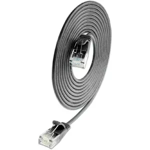 Slim Wirewine network patchcord Cat6a U/UTP, RJ-45–RJ-45, 2 m, black