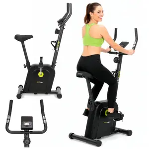 Stationary bike Springos ACT0174 — magnetic drive, 8 resistance levels, 2 kg flywheel, adjustable seat (56–76 cm), max user weight 110 kg