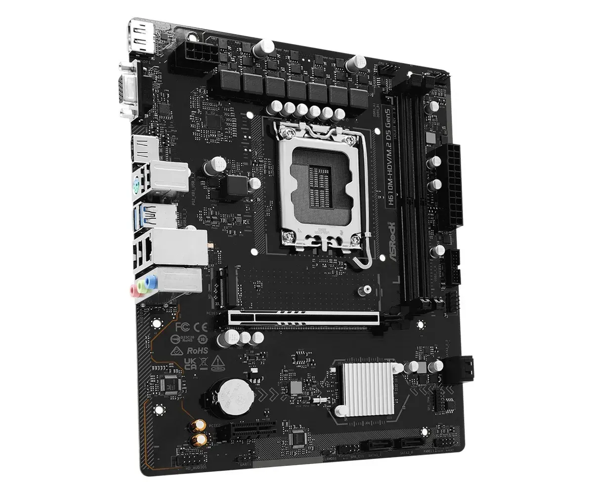 Материнская плата ASRock H610M-HDV/M.2 D5 Gen5 Photo 2