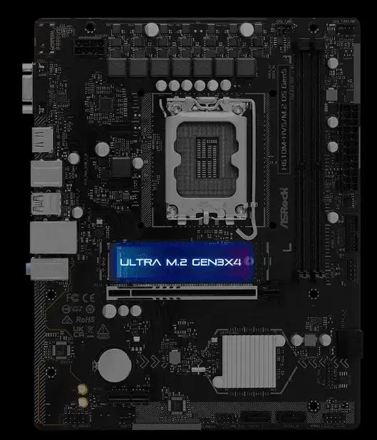 Материнская плата ASRock H610M-HVS/M.2 D5 GEN5 Photo 5